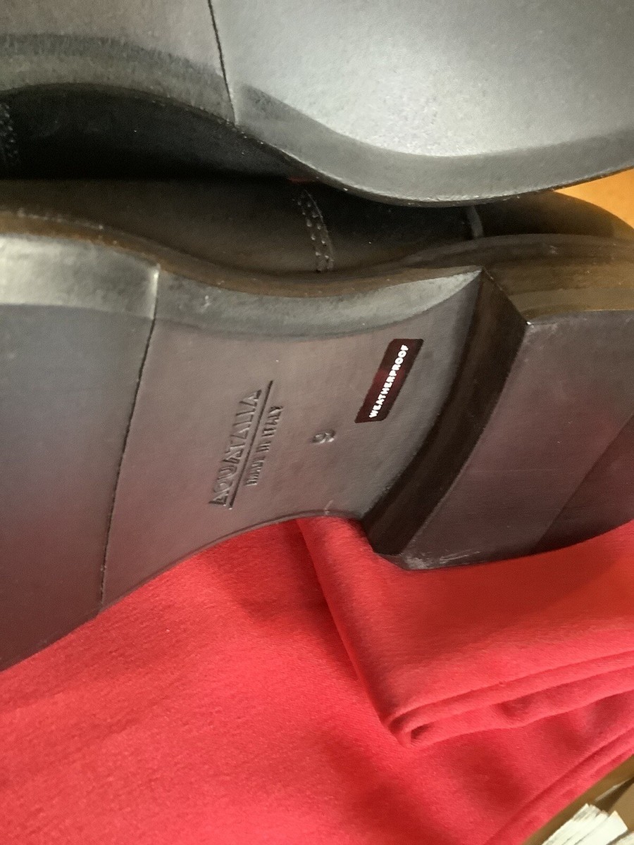 Aquatalia Harvey tumb waxy brown boots Size 9. | eBay display picture 1