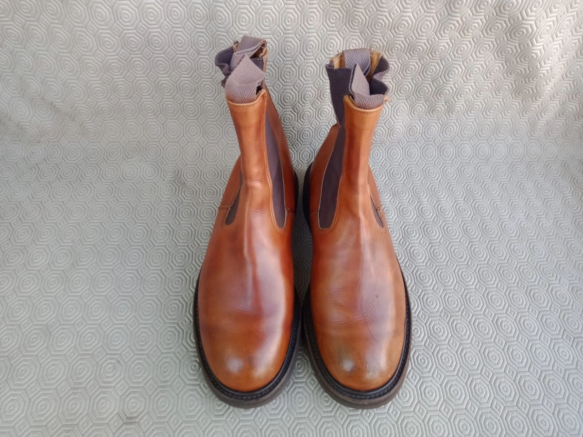 TRICKERS PAULA Brown Calfskin Leather Women&#039;s Chelsea Boots Size Made In ENGLA | eBay