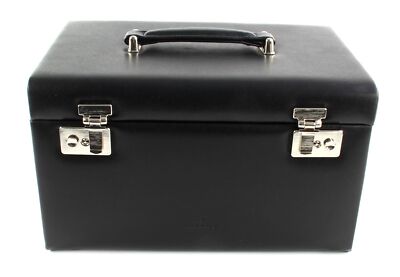 WINDROSE Ambiance Jewelry Box with 2 Closures Schmuckschatulle Black schwarz