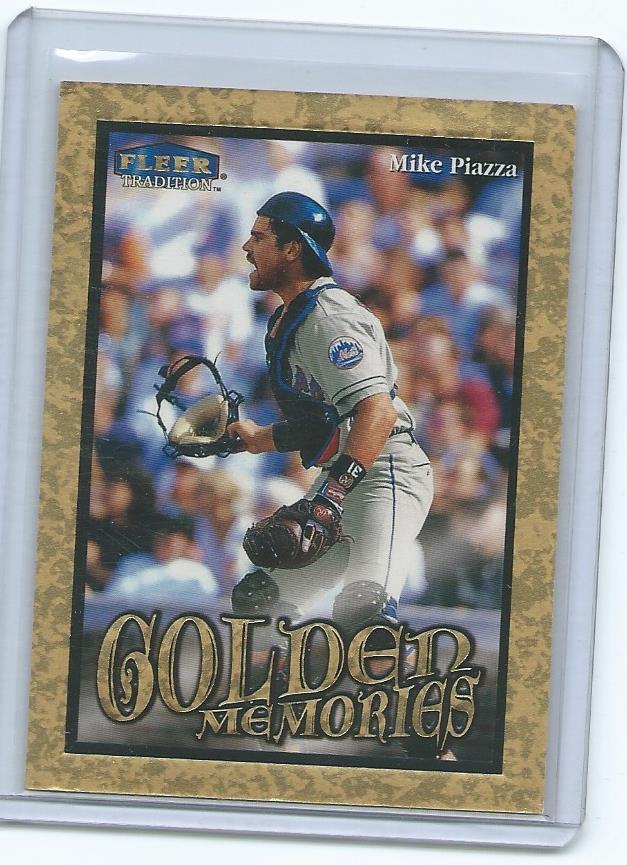 ミュージック '99 Fleer Brilliants Pulsars Mike Piazza 1999 Fleer-Mike Piazza Golden Memories insert-Mets | eBay