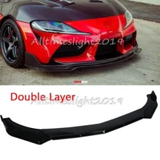 For GR Supra 2020-2022 For JDM Front Bumper Lip Spoiler Splitter Kit