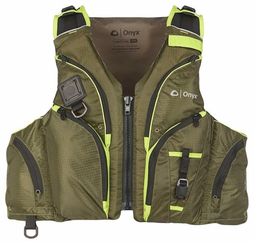 Onyx 120600-400-030-20 Pike Paddle Sports Life Jacket-Green S/M - 第 1/2 張圖片