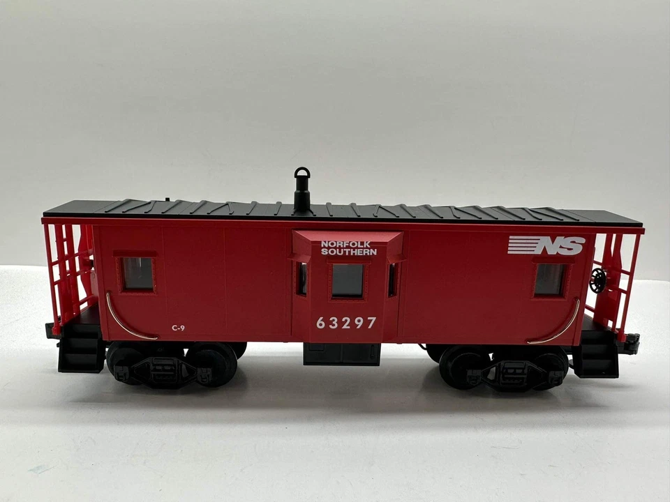 O MTH Rail King Bay Window Caboose Car Train #30-7711 Norfolk Southern NS #63297 - Image 3 of 4