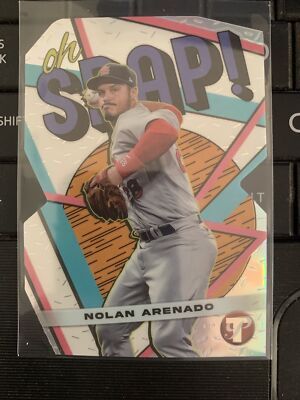 NOLAN ARENADO 2023 TOPPS PRISTINE OH SNAP! DIE CUT REFRACTOR FREE SHIP #OS-15