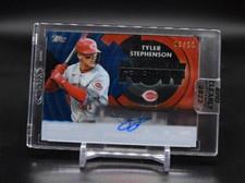 2022 Topps Clearly Authentic Tyler Stephenson Generation Now Auto Blue 9/25 Reds