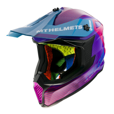 MT Falcon Motocross MX/Enduro Helmet - System - Pink