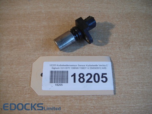 Kurbelwellensensor Sensor Kurbelwelle Vectra C Signum 3,0 CDTI 130KW Y30DT Opel