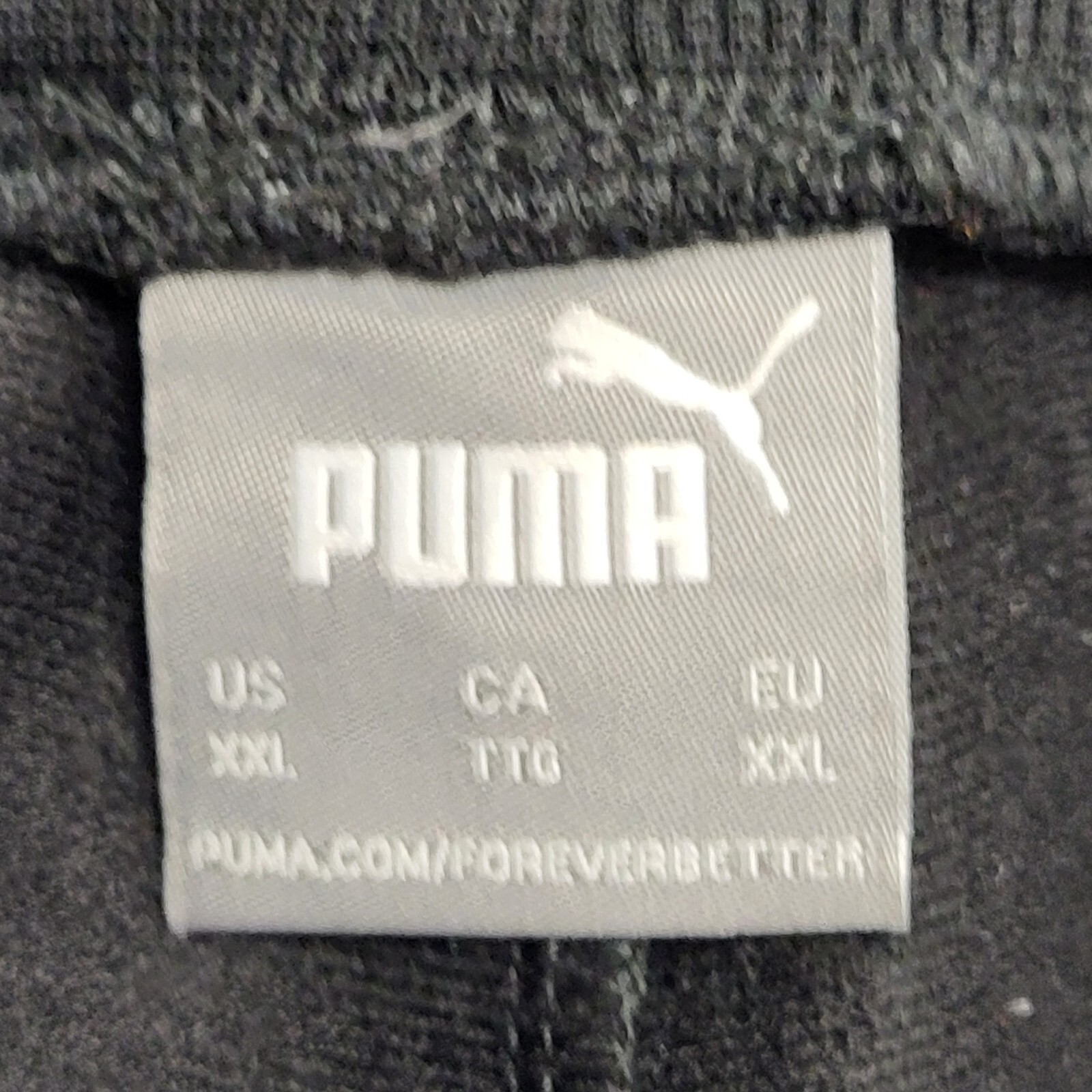 Puma Black Tapered Tracksuit Bottoms Uk Men's 2XL W38 L30 AA625 eBay