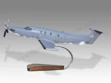 Pilatus PC-12 USAF 70850 Desk Wood Airplane New Model Large Scale 1/48