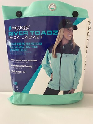 Frogg Toggs River Toadz Wind Rain Jacket Womens S/M Tuck