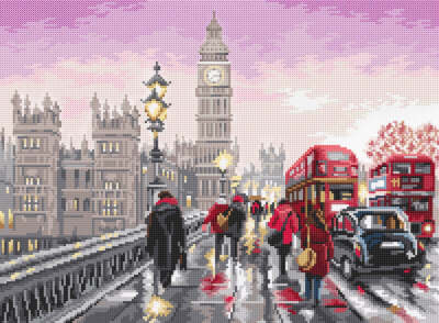 Westminster Bridge L8040 LetiStitch Counted Cross Stitch Kit