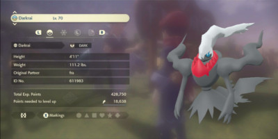Pokemon Legenden Arceus 6 IV DARKRAI