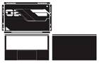 Sticker Skin Cover for 2025 ASUS ROG Flow Z13 GZ302EA Carbon Vinyl Laptop Decals