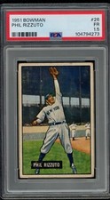 1951 Bowman #26 Phil Rizzuto New York Yankees   PSA 1.5