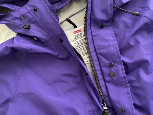 SUPREME Arabic Script WET WEATHER PARKA in Purple SS15 Sold SUPREME Arabic Script WET WEATHER PARKA in Purple SS15 Sold