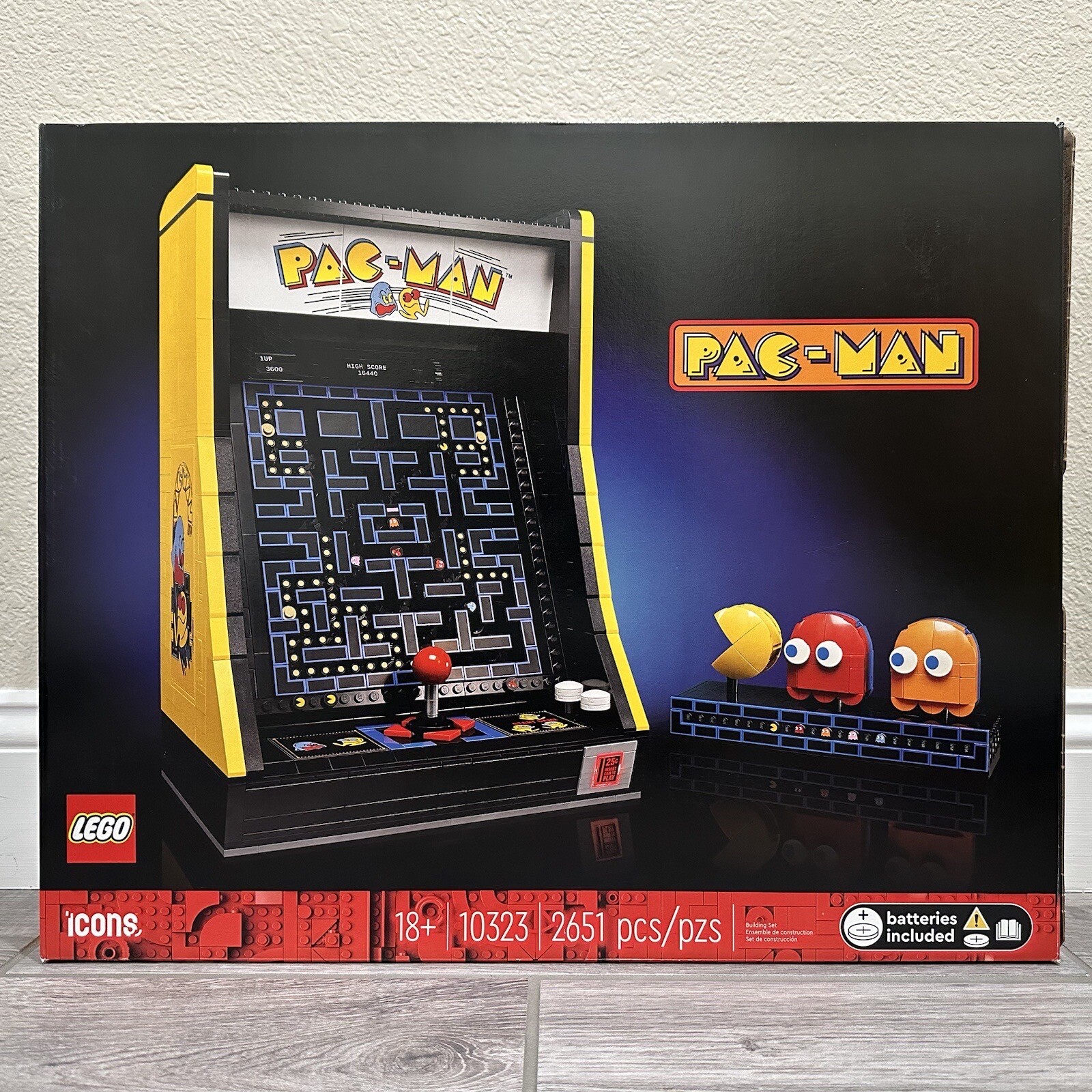 Lego Icons 10323 PAC-MAN Arcade Set - BOX ONLY - NO LEGO PIECES | eBay