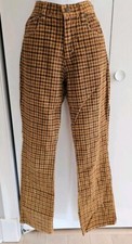 Y2K Vintage Mudd Plaid Kick Flared Pants in High Rise