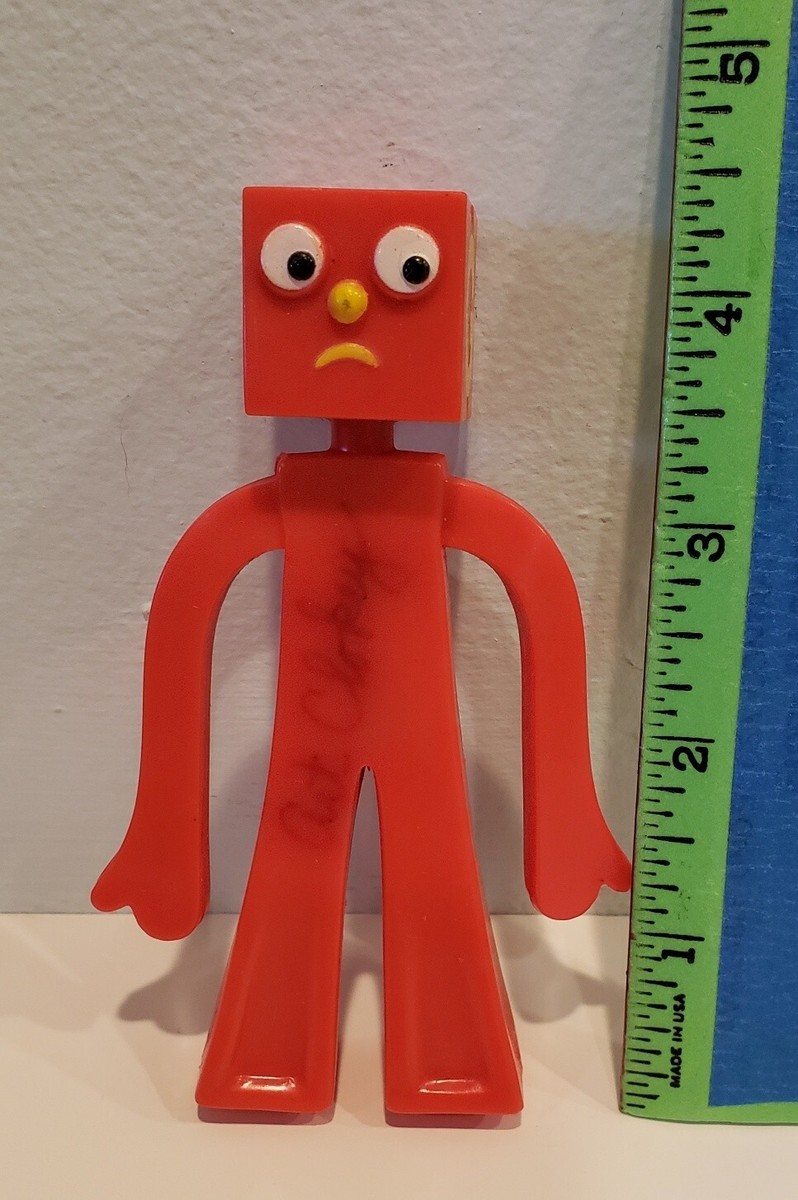 THE BLOCKHEADS Figure HAND SIGNED ART CLOKEY Gumby