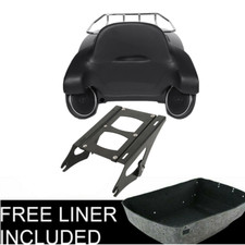 King Trunk Pad Speakers Mount Fit For Harley Touring Street Road Glide 2014-2026