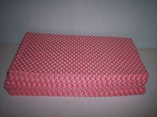 50 REUSABLE WIPES CLEANING CLOTHS XL PINK 23" X 13" FREE S/H