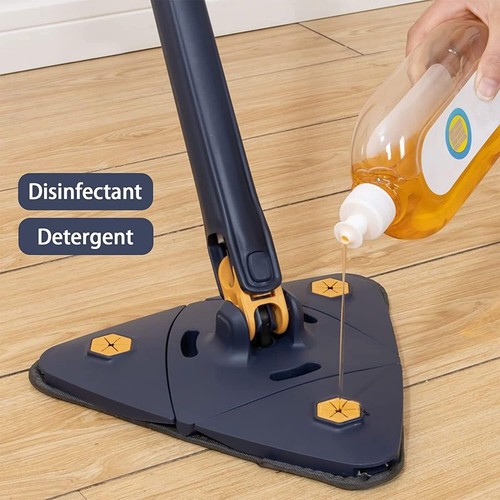 Triangel Wischmopp Set, Reinigungsmopp 360° Drehbar, Dreieckig Verstellbar DE - Bild 3 von 19