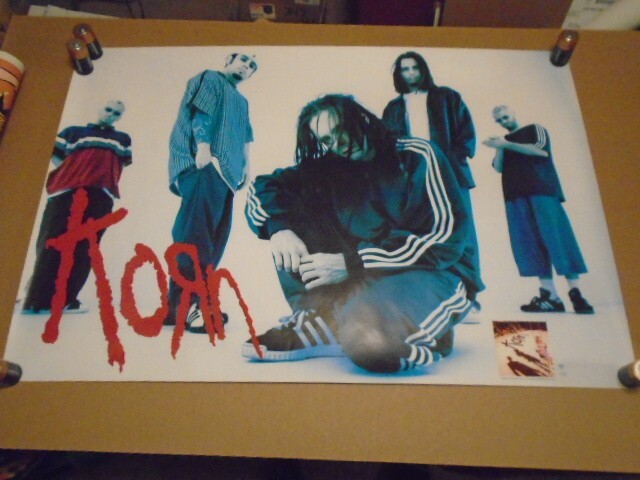 MEGA RARE PROMO Korn POSTER 1st album group + TOOL AENIMA for