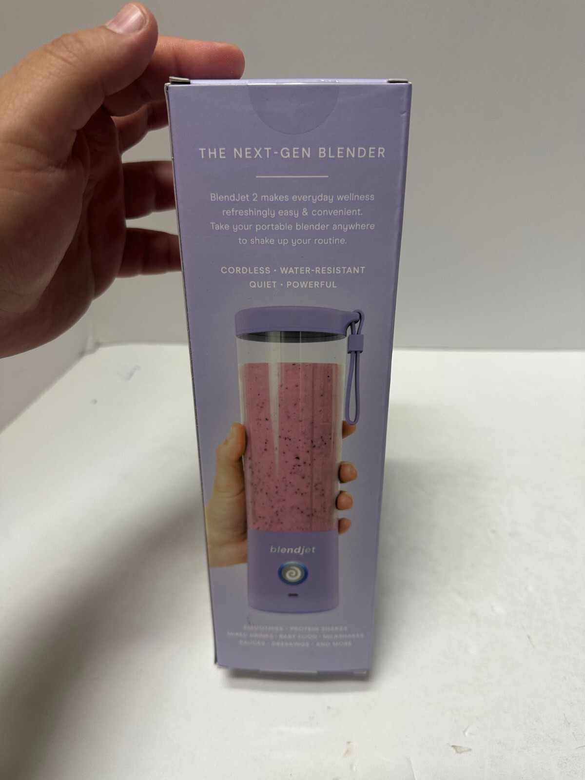 BLENDJET 2 Cordless USB Rechargeable Portable Blender 20 OZ Lavender
