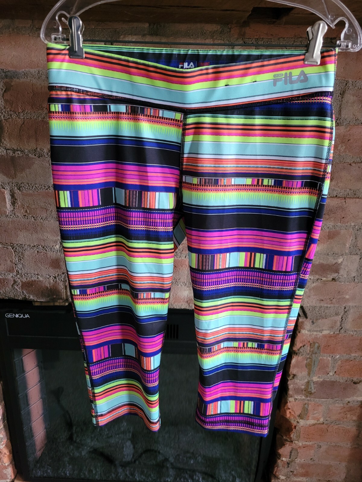 FILA Sport Women’s Multi Colored Running Capri Leggings Size Medium A10