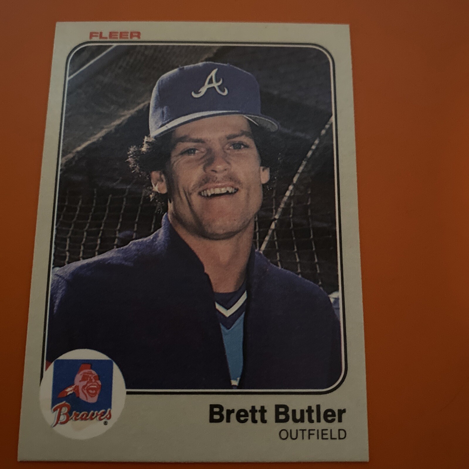 1983 Fleer Baseball Card #132 Brett Butler