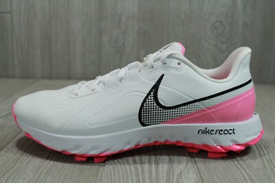61 Nike React Infinity Pro Golf Shoes Waterproof CT6620-101 White Mens 8 - 11.5