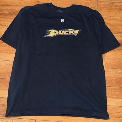 Reebok Anaheim Ducks NHL Mens 2xl Black Crew Neck T-Shirt #5 SBISA
