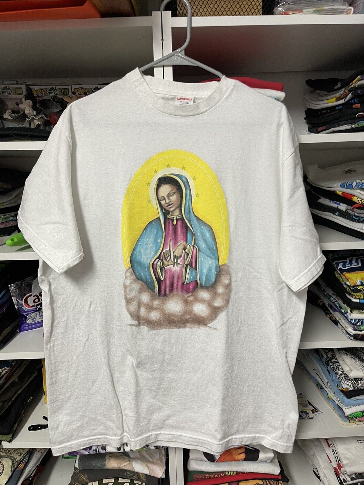 Supreme la store opening shirt Guadalupe Virgin Mary Authentic