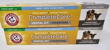 2 Arm & Hammer Complete Care Dog Dental Kit for Adult Dogs Charcoal Fresh Breath