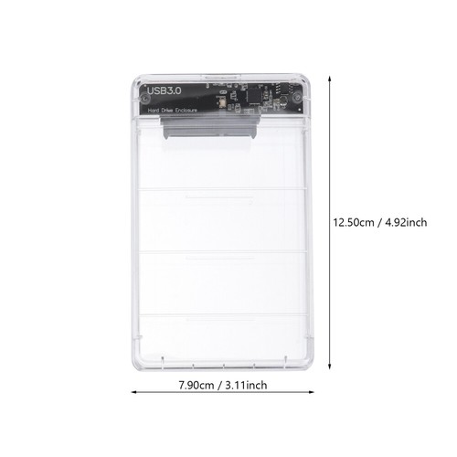2 .5 Tragbare Festplatte 2,5 Zoll Festplattengehäuse SSD-Gehäuse - Afbeelding 5 van 12