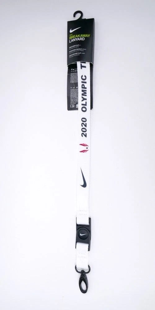 Nike white lanyard sale