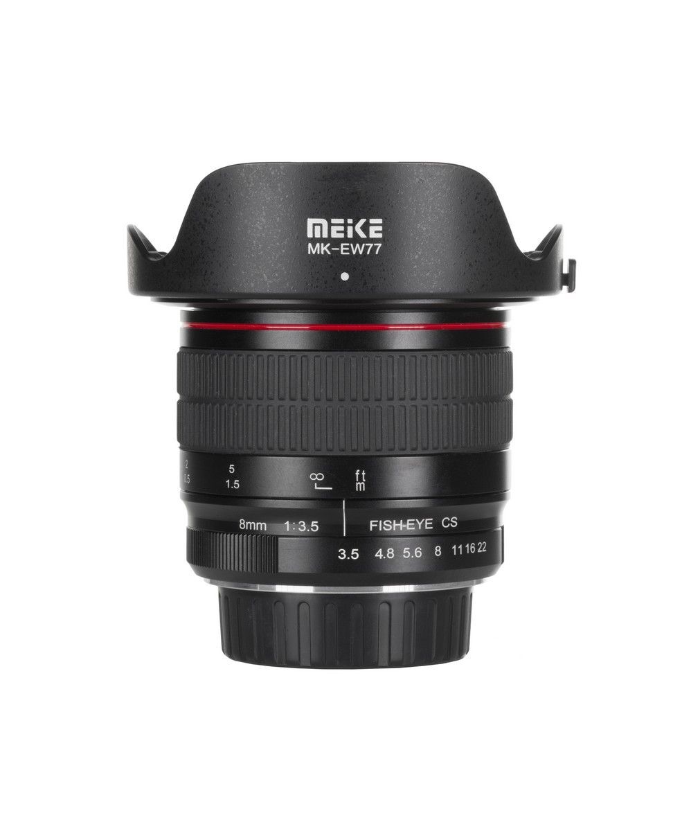 Obiettivo Meike MK-8mm F3.5 per Fuji Fujifilm X mount