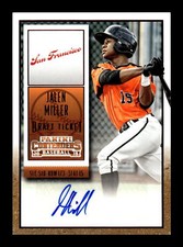 2015 Contenders #17 Jalen Miller Draft Ticket Auto Red Foil SP Parallel XRC
