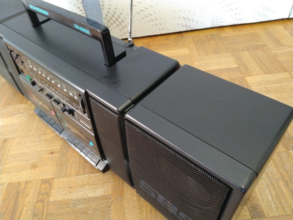 Ghettoblaster Schneider TR6850 - Radio Cassette Boombox Vintage, Woofer