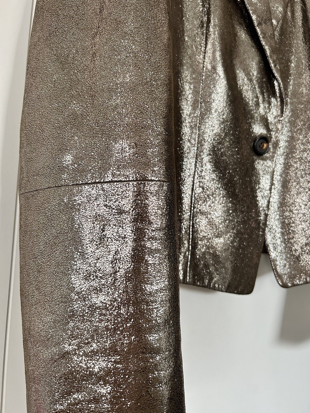 brunello cucinelli Leather Jacket Metallic Size IT 42 RRP £ 4350 image 5
