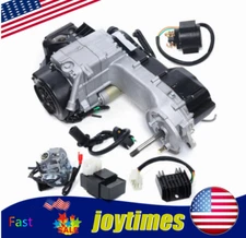 150cc Gy6 Single Cylinder 4 Stroke Scooter Complete Engine Motor 11" Long Case