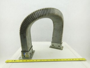 4" x 2-3/4" Flexible Galvanized Enclosed Cable Wire Protector 50" OAL