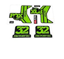 Adesivi per forcella FOX FACTORY STEP CAST 32, verde mela, finitura lucida