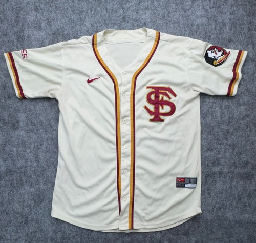 New ListingNike Florida State Men's L College Full-Button Baseball Jersey, Great Condition!