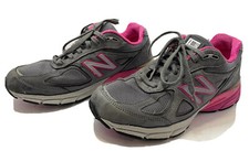 🔥NEW BALANCE 990 V3 WOMENS SIZE 9 PINK BREAST CANCER W990KM3 MADE IN USA Gray