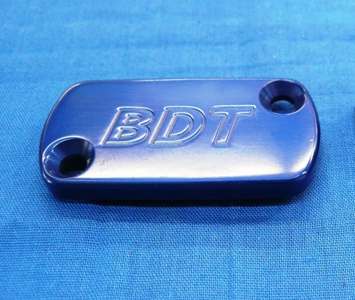 BDT BILLET FRONT BRAKE MASTER CYLINDER CAP BLUE HONDA CR 125R 500R CRF 250R 450R