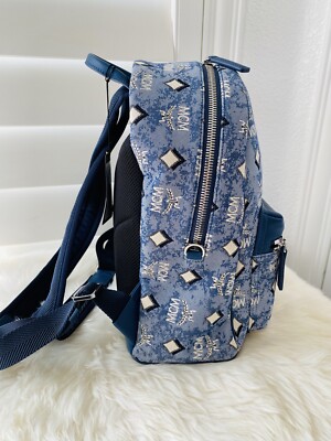 NWT MCM Small Stark Vintage Jacquard Monogram Canvas Leather  display picture 2