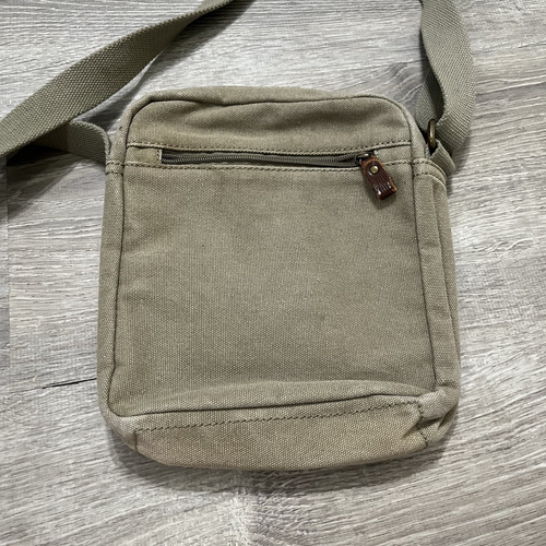 Troop London Canvas Leder Messenger Bag Umhängetasche - Bild 4 von 6