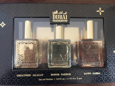 Dubai Underground EDP Perfume Arabic Eau de Parfum Men Women Unisex .5 oz Travel
