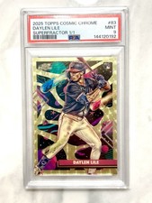 2025 Topps Cosmic Chrome Daylen Lile Superfractor RC 1/1 PSA 9