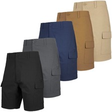 Men s 3-Pack Flexible Cargo Shorts with Zippered Utility Pockets 30-42 New